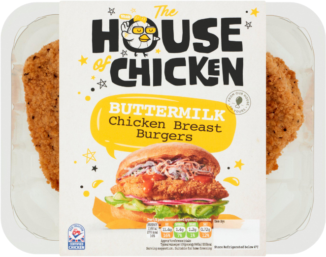 The House of Chicken - Buttermilk Chicken Breast Burgers